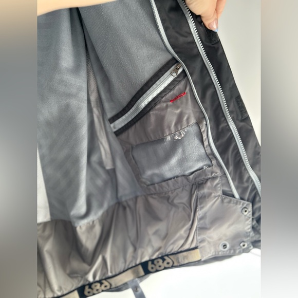 686 Men's Authentic Smarty Form Gray Jacket Size Small - Picture 8 of 10